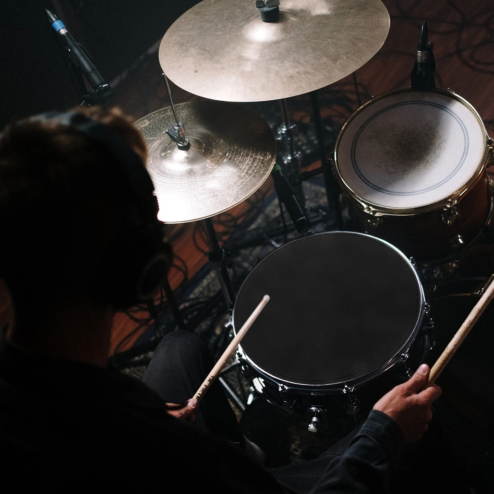 

Sound Silence Drum Cymbal Practice Pad Practicing Snare Pads Cushions Noise-absorbing Cloth Rubber Overseat Mute Dampener Quiet