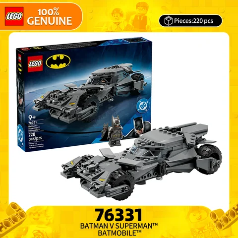 LEGO Building Blocks Superhero Series 76331 Batman v Superman Batmobile Boy Puzzle Building Blocks Toy Gift