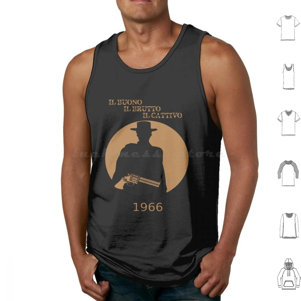 The Good The Bad And The Ugly 1966 Tank Tops Print Cotton Western Clint Eastwood The Good The Bad And The Ugly Movie Film