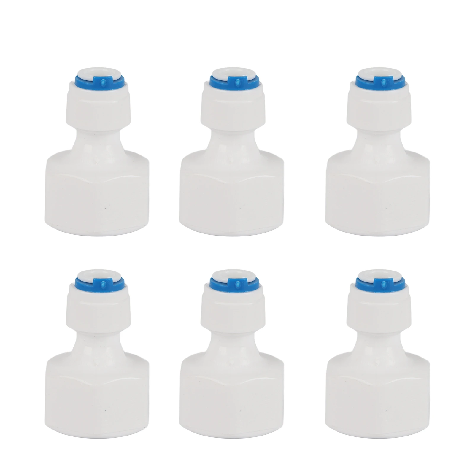 6 stuks 1/4 buis OD tot 1/2 vrouwelijke push-in snelkoppeling voor waterfilter omgekeerde osmose
