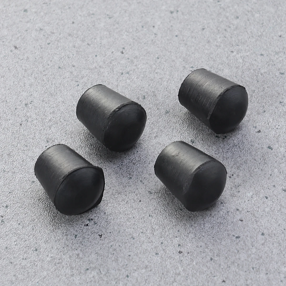 4pcs Chair Leg Caps Pvc Plastic Feet Protector Pads niture Table Covers Round Bottom Black 12Mm Rubber Tips For Chairs Stools