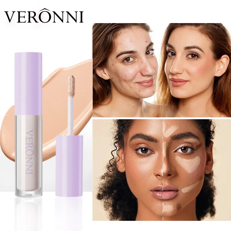 Liquid Concealer Base Matte High Coverage Waterproof Oil Control Moisturizing Long Lasting Concealer Professional Face Makeup