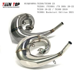 Motorcycle Exhaust System For Husqvarna TE250/TE300 /TE250i /TE300i /TX 300i/TC250 / TX300 Offroad Bike 2 Strokes Exhaust 19-23