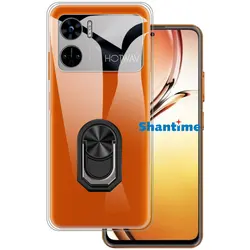 Luxury Shockproof Ring Holder For Hotwav Note 12 Case Soft Silicone TPU Protective Holder Cover