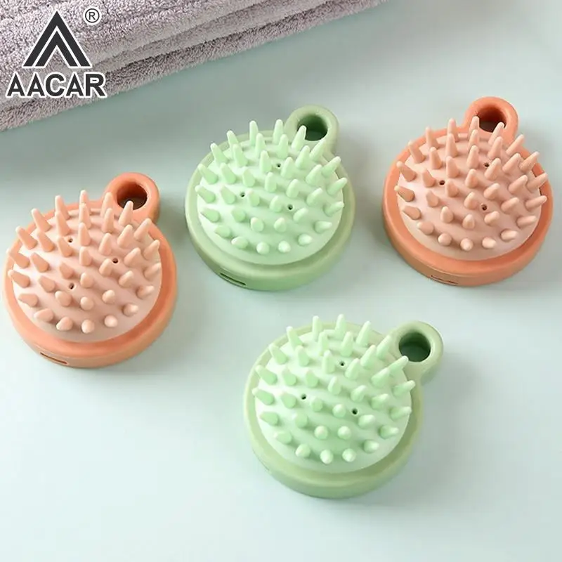 1pc Silicone Shampoo Scalp Hair Massager Shampoo Massage Comb Bath Massage Brush Scalp Massager Hair Shower Brush Comb Care Tool