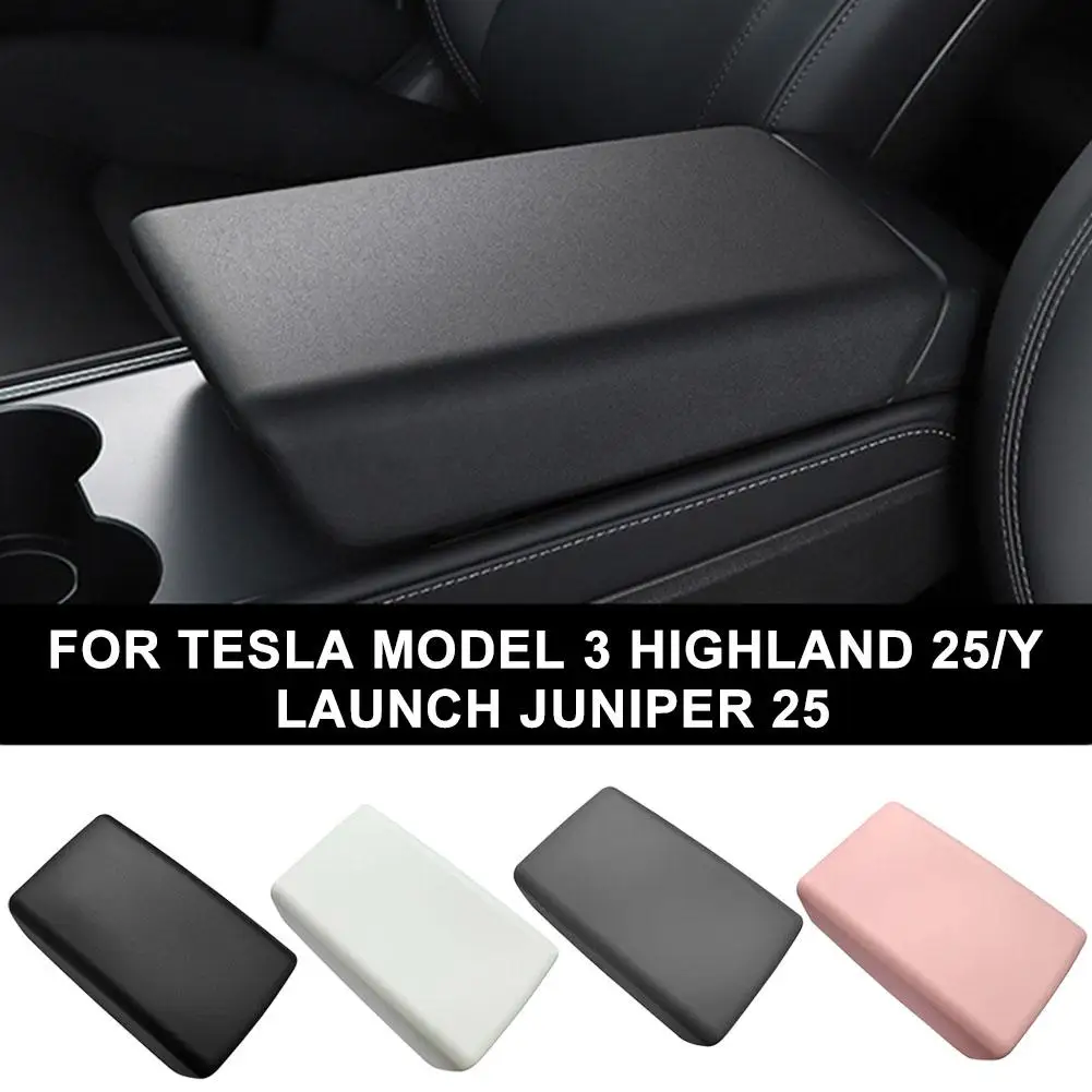 

Защитный чехол на подлокотник для Tesla Model 3 Y 2025 TPE, мягкий чехол, центральная консоль, подлокотник, крышка, аксессуары