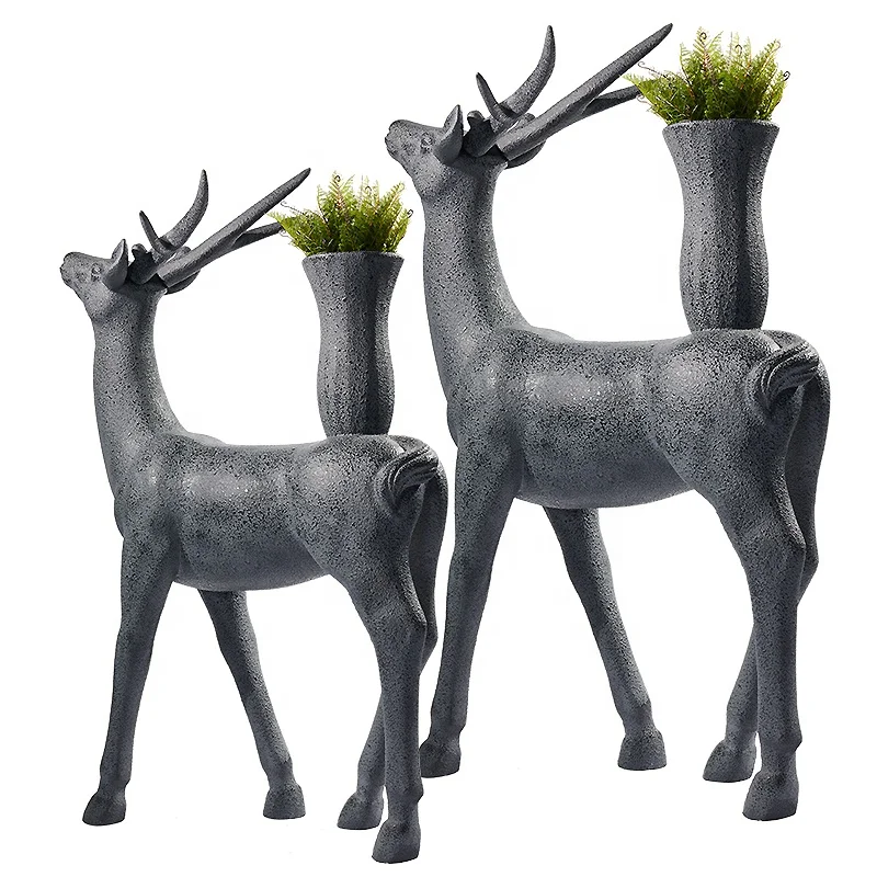

Outdoor indoor animal garden sketch fiberglass sculpture deer
