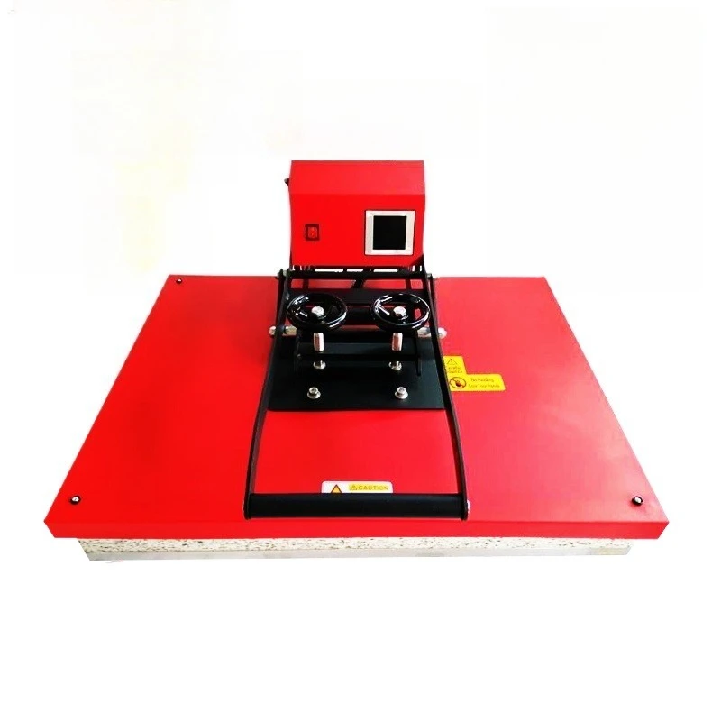 

New 6080 high pressure heat transfer machine large manual heat transfer machine pennant fabric curtain mouse pad thermal