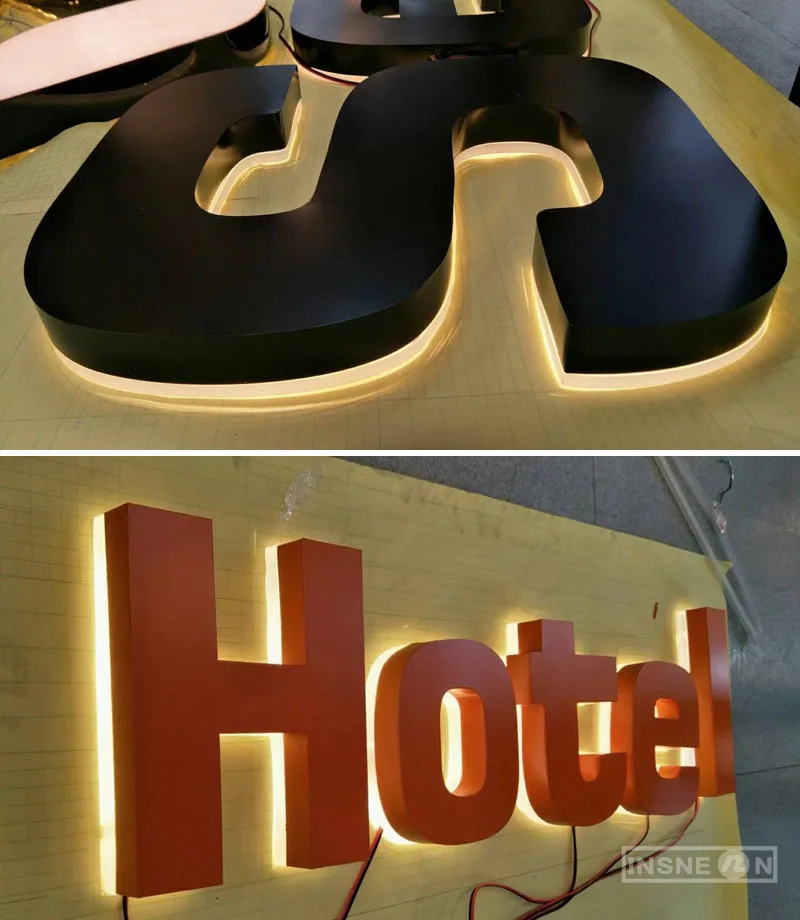 3d Acryl Letters Led Licht Karakter Outdoor Corporatie Winkel Kantoor Verlichte Led Bewegwijzering