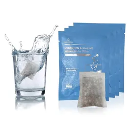 Sacchetto filtro acqua alcalina pH 9.5 per idrogeno sacchetto filtro acqua alcalina con sfera in ceramica antiossidante per bottiglia