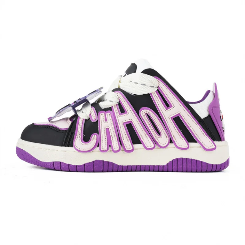 

2025 Spring New Rubber-Plastic Sole Casual Board Sneakers for Outdoor Sports - Comfortable, Soft, Slip-Resistant, Durable, and T