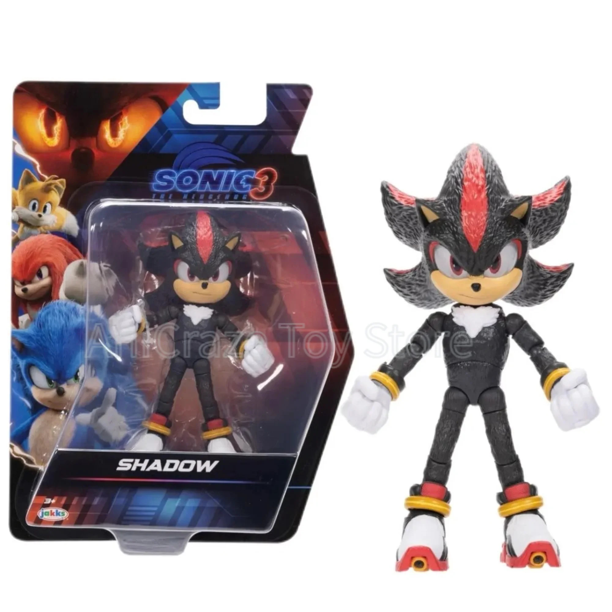 Original Sonic3 The Hedgehog Shadow Action Figure Articulated Model Trendy Desktop Toys Classic Cartoon Collectibles Gifts Toy - view 4