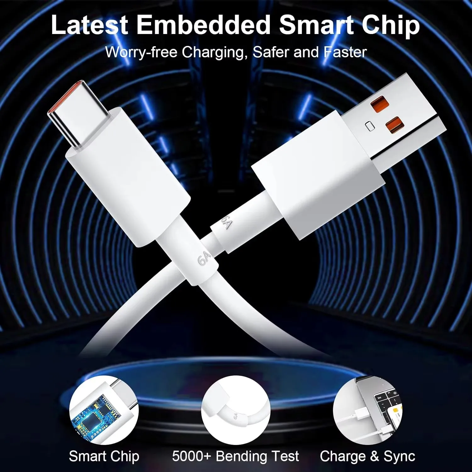 6A 120 واط الاتحاد الأوروبي شاحن فائق السرعة ل Xiaomi 11 12 13 14 الترا ريدمي نوت 10 11 12 13 POCO F5 X5 Pro نوع C USB كابل شحن توربو #4