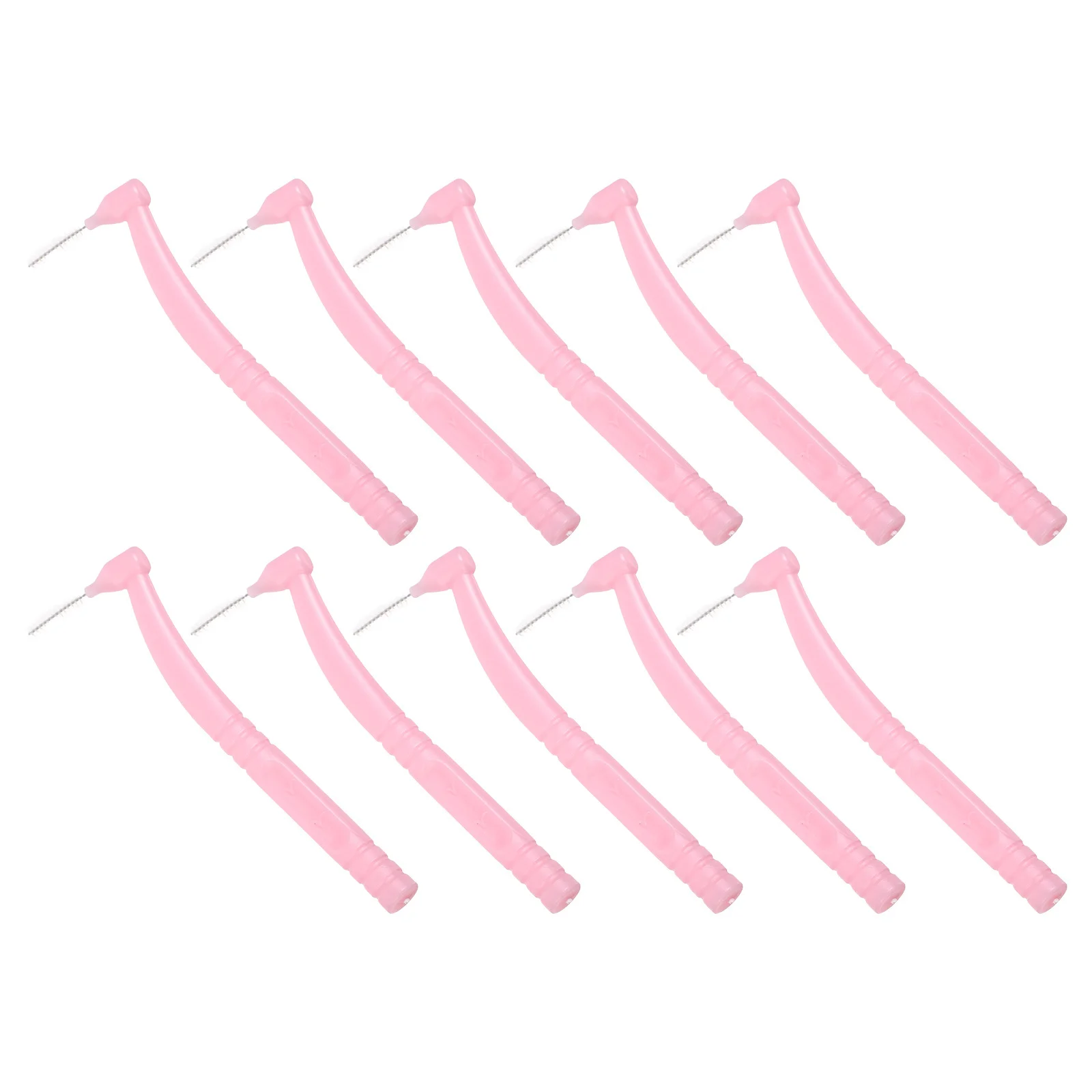 

30Pcs Interproximal Dental Brushes Extra Fine L-Shaped Interdental Cleaners for Braces Gum Care Portable Oral Hygiene Plaque and