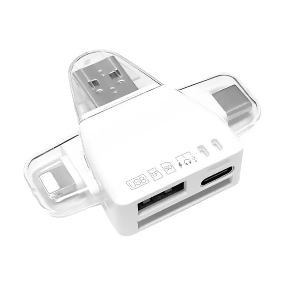 7 In 1 Card Reader Usb 3.0 Type C To Sd Tf Memory Card Flash Drive Adapter For Pc Laptop Accessories Multi Cardreader R5w1