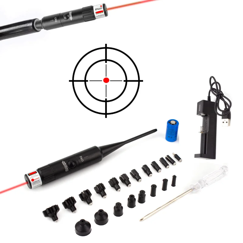 Laser Boresighter from .177 .22 Caliber to.78 Laser Collimator Bore Sight