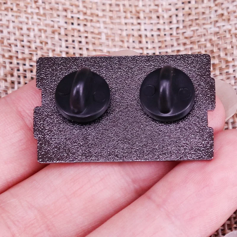 الرعب فيلم جمع فيديو الشريط المينا دبوس هالوين فيلم VHS أشرطة شارة بروش ظهره الديكور مجوهرات #2