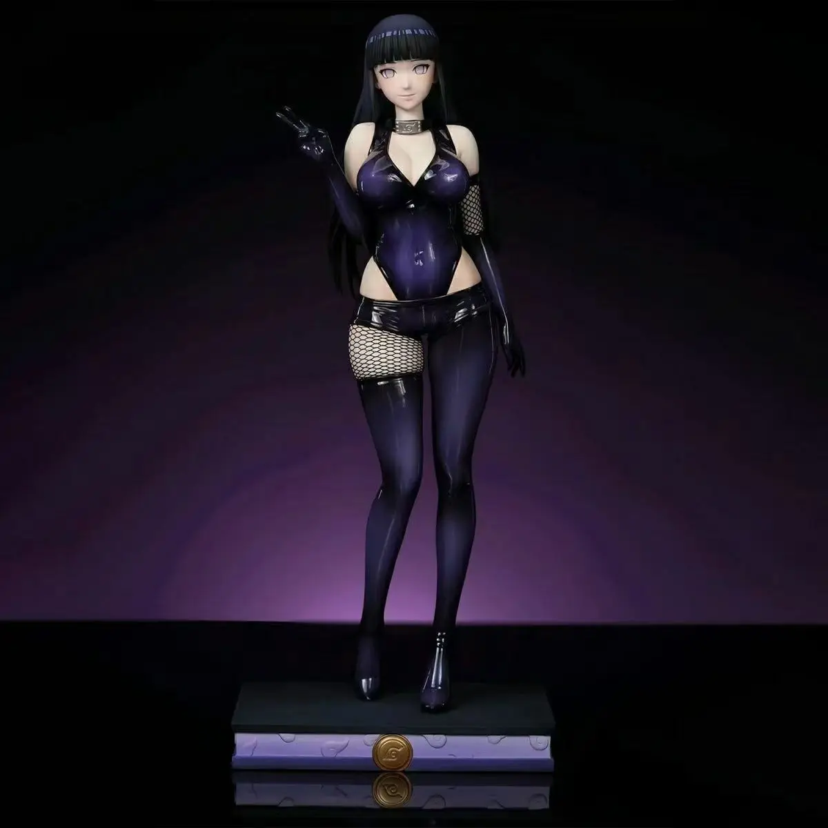 

In Stock Naruto lShadow-puppet Hinata anime figures Can be Favorite move PVC Favorite 11.02Inch/28cm Beast Battle toys Gifts