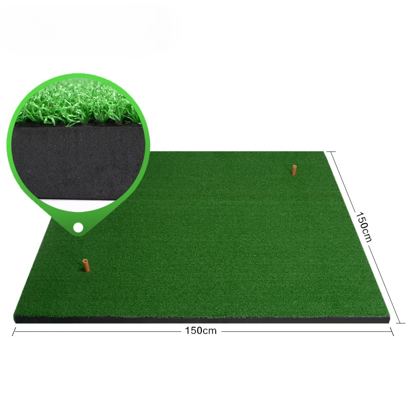 Golf batting mat indoor practice mat portable golf batting practice at home.