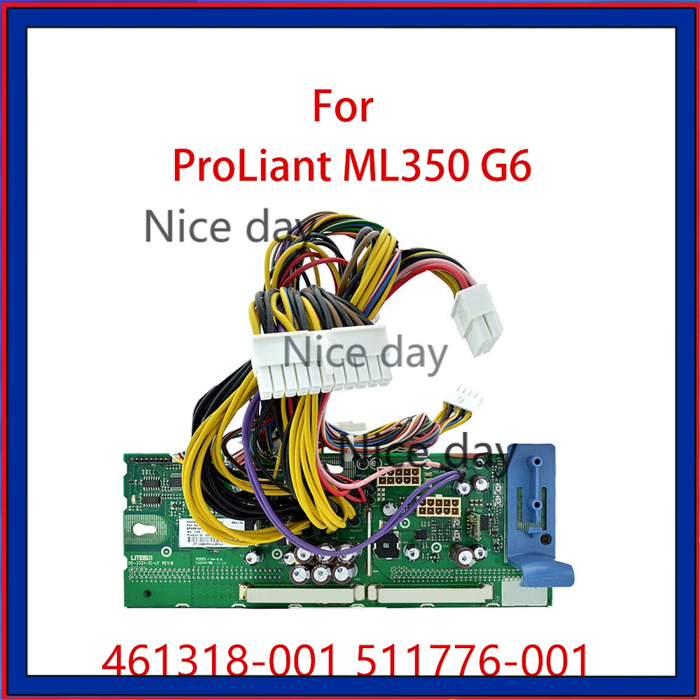 Placa base distribuidor de potencia para fuente de alimentación, accesorio para ProLiant ML350, G6, Gen6, ML350G6, PSU, 461318-001, 511776-001, 591675-001