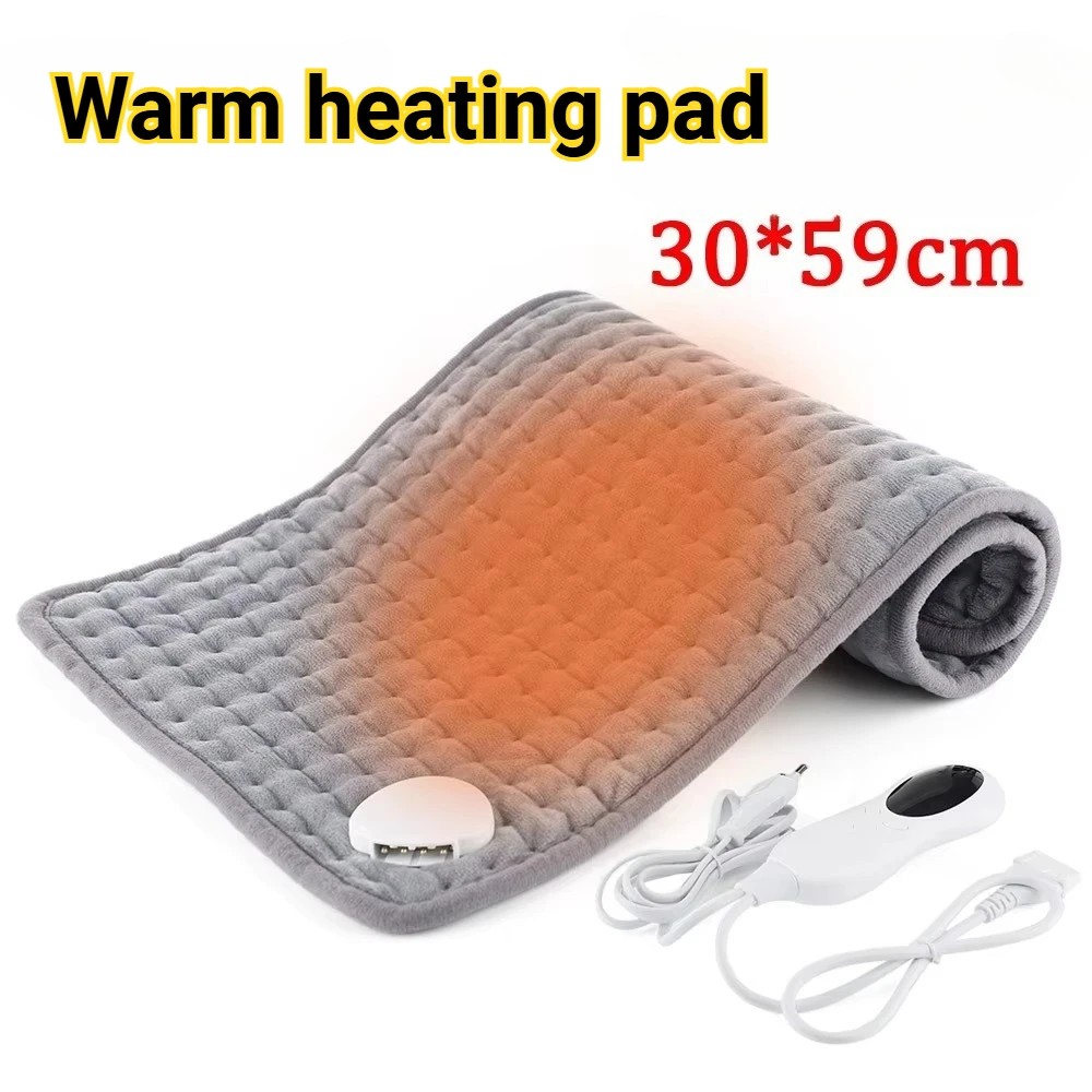 

Электрическая грелка, массажер, терапия для тела, живота, спины, облегчение боли, зимнее теплое одеяло, термомассажный коврик 30*59 см