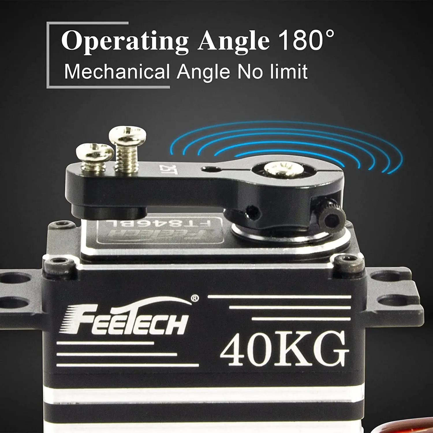 中国製 Feetech 7.4v 40kg 180 度ブラシレスサーボモーターハイパワーサーボロボット UAV 趣味教育 FT846BL