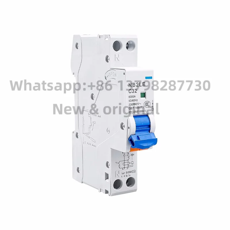 New original Leakage switch NB2LE integrated 1P+N leakage with air switch circuit breaker 32a leakage protection 1 position