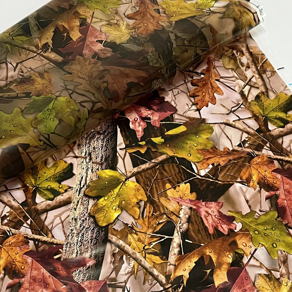 Width 50CM Hydrographic Films  Autumn Season Withered Grass Camouflage Water Transfer Printing Liquid Image Film