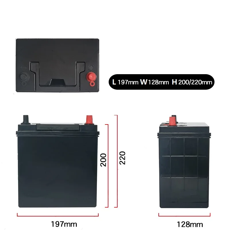 36B26 Auto Starter Batterij Box Case Behuizing Voor LiFePo4 Li-Ion Marine Rv Camper Truck Jacht Racings Batterijen