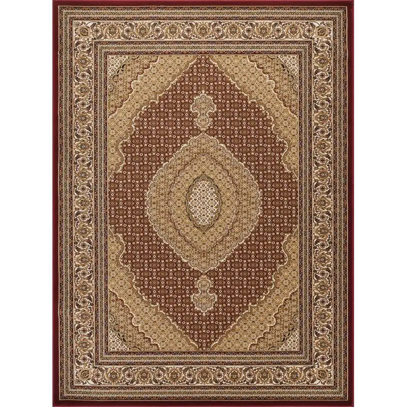 

Red Area Rug 9 ft 2 in x 12 ft 6 in Rectangular Carpet for Home Decor