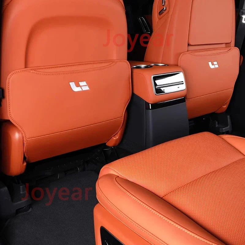 

For LEADING IDEAL LiXiang L9 Car Rear Anti-kick Mat Seat Cover Modification Interior Two-row Auto Protection Accessories