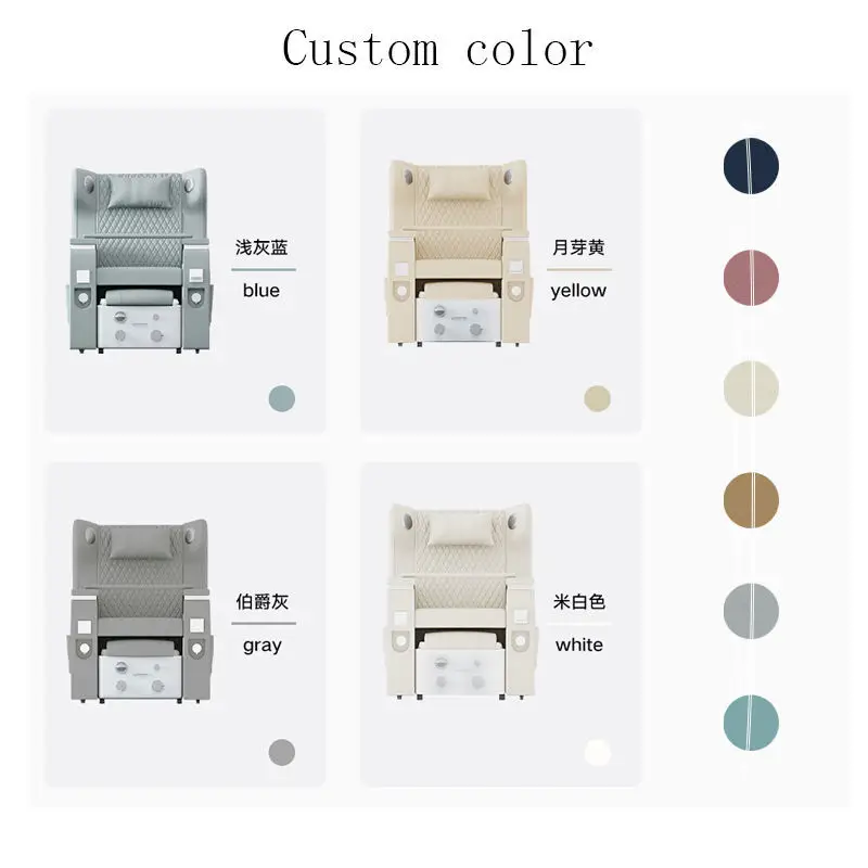 Wimper manicure bank voetstoel massage voetenbad voettherapie fauteuil