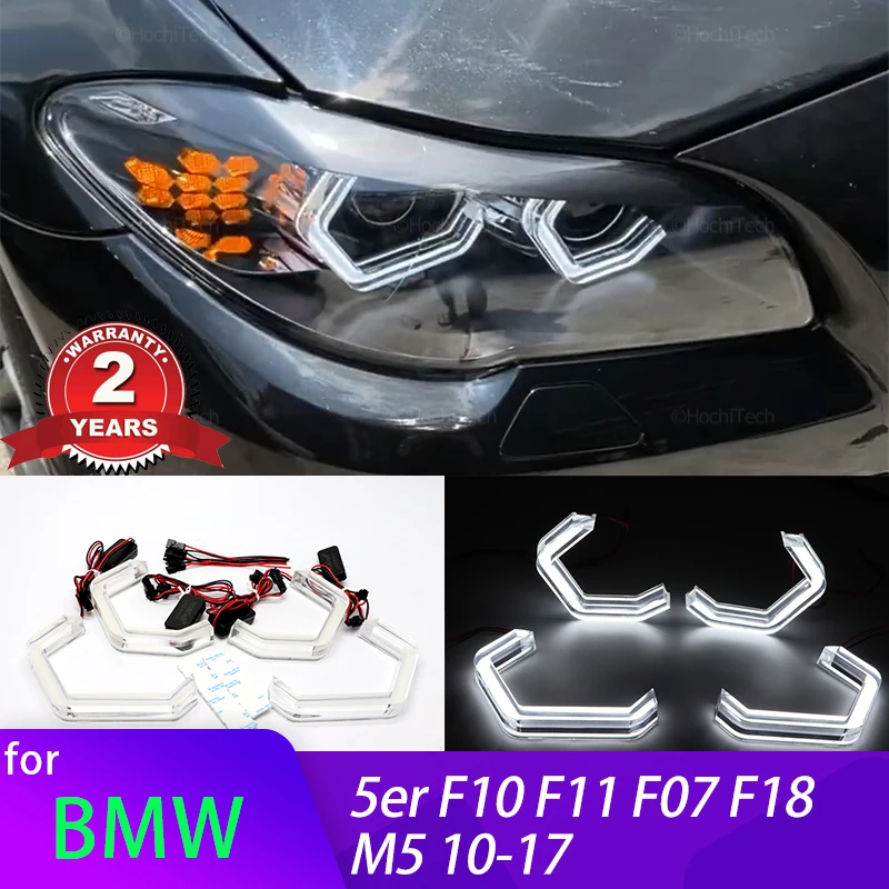 

M4 Iconic Style LED Crystal Angel Eye Kit for BMW 5 series F10 F11 F07 F18 520i 523i 528i 530i 535i 550i M5 518d 520d 2010-2017