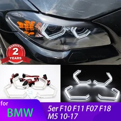 M4 Iconic Style LED Crystal Angel Eye Kit for BMW 5 series F10 F11 F07 F18 520i 523i 528i 530i 535i 550i M5 518d 520d 2010-2017