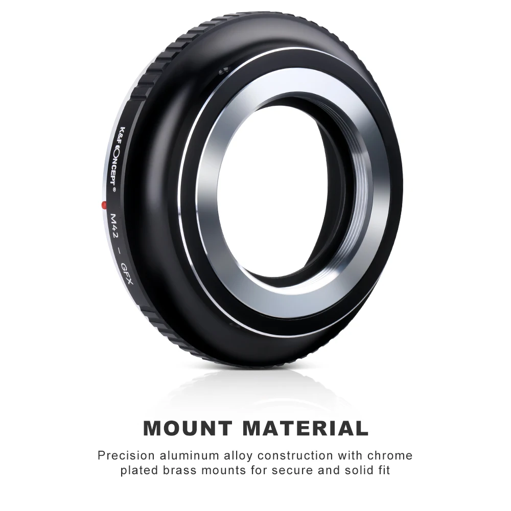 K&F CONCEPT Camera Lens Mount Adapter Ring for M42 Lenses to Fuji GFX Lens Mount Cameras Adapters M42-GFX