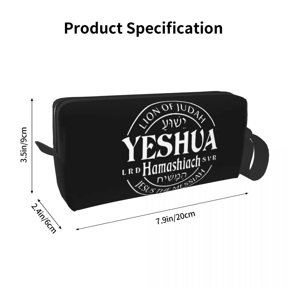 Cute Yeshua Jesus Christian Travel Toiletry Bag Women Makeup Cosmetic Bag Beauty Storage  Bags Dopp Kit Case Box