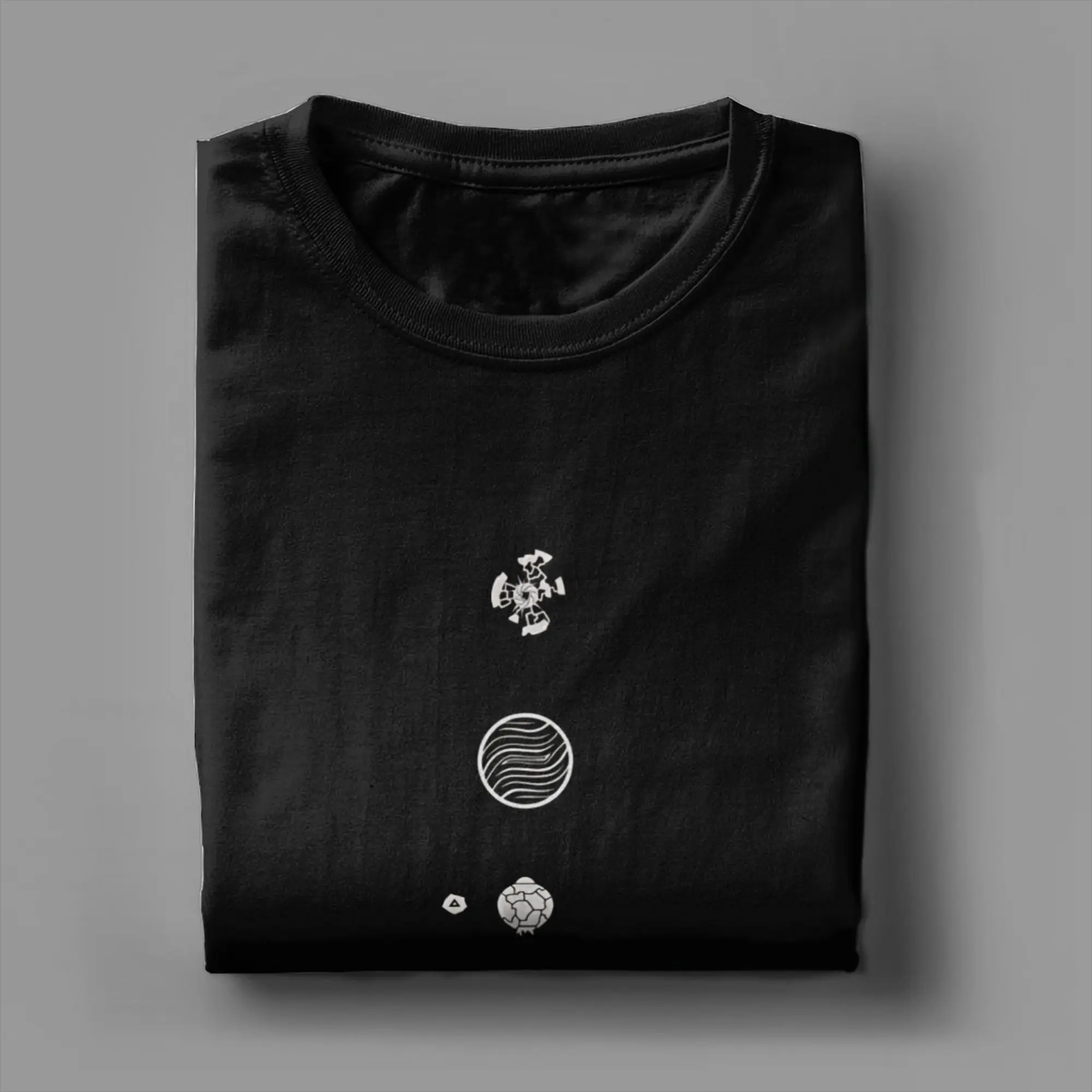 Camisetas masculinas e femininas The Outer Wilds Solar System, roupas de algodão, camisetas de manga curta com gola redonda, camiseta plus size