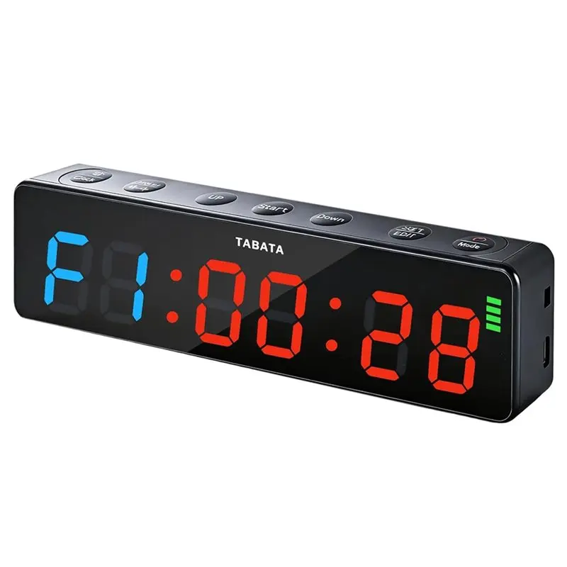 ABUG-Small Gym Timer Clock Rechargeable Gym Timer Clock Magnet Gym Timer Clock