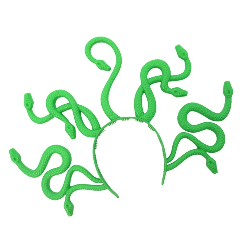 3D Snake Hairband Cosplay Party Costume Props Snake Gorgon Headband Holiday Masked Balls Headpiece Clothing Accessories