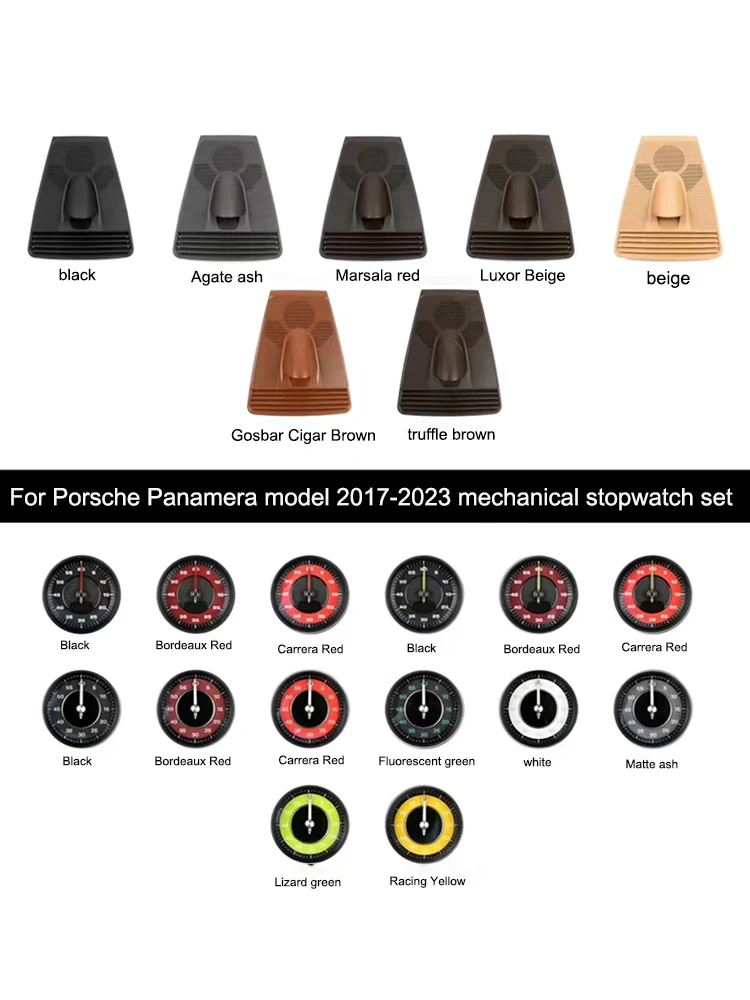 Center console stopwatch For Porsche Panamera 970 971 Cayenne 92A 9Y0 718 CAYMAN 718 Dashboard center clock