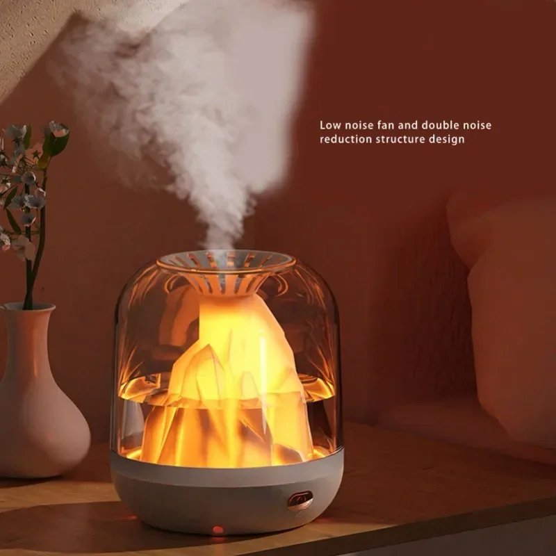 

Mist Humidifier with Night Light 900ml 360 degree 3 Mode Adjustable Level Portable Small Dormitory Home Indoor