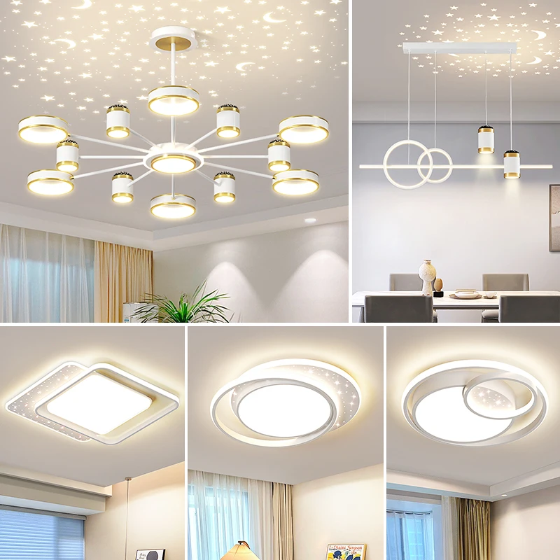 

Living room chandelier 2024 new modern simple atmosphere main light Zhongshan cream wind lighting whole house