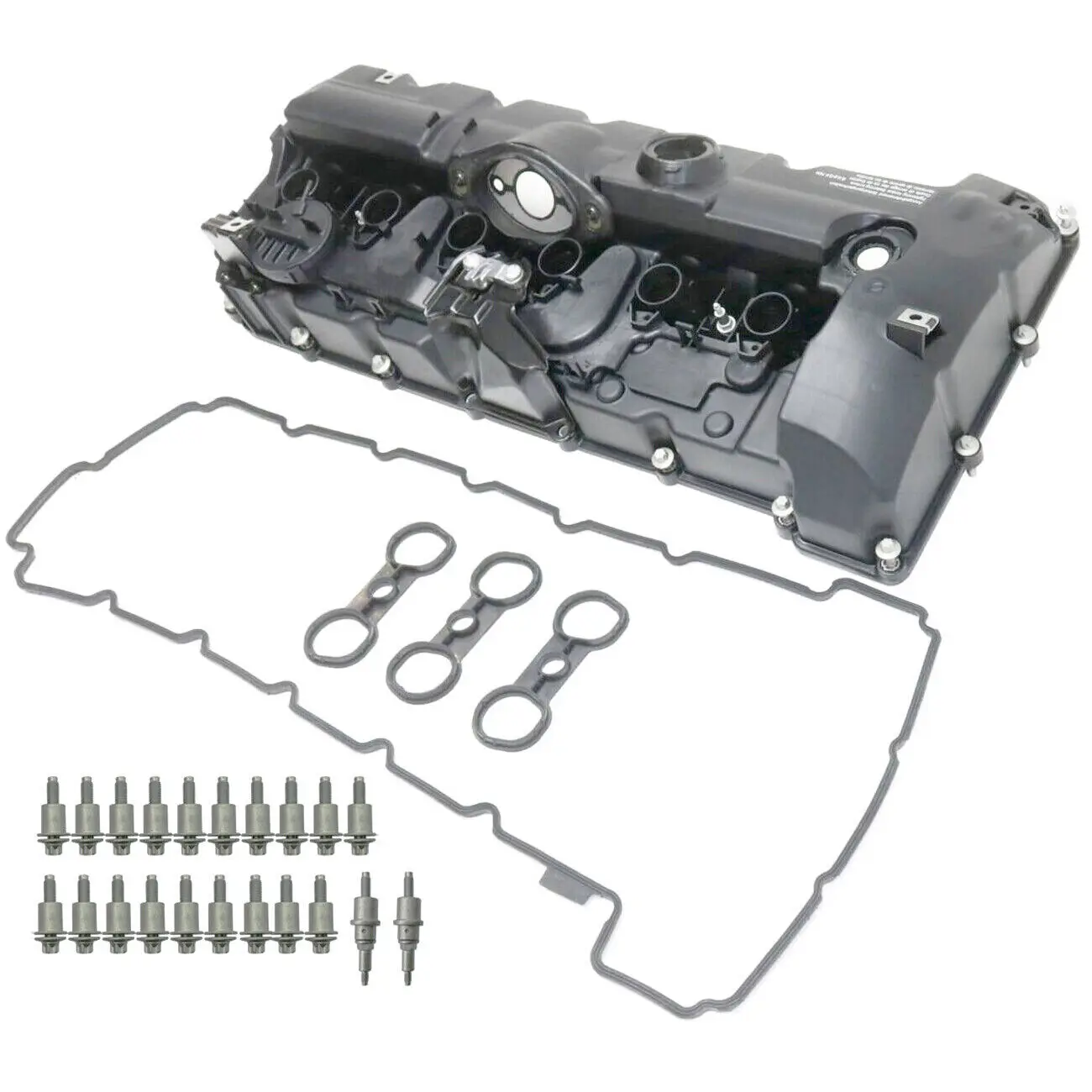 New For BMW N52 N51 Engine Aluminum Engine Valve Cover E60 E90 E92 E70 Z4 X3 X5 128i 328i 528i N52 11127552281 Fast Delivery