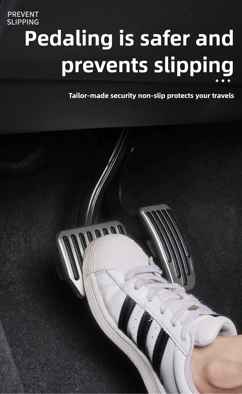 Für Tesla Model Y L 3 Highland Juniper 2025 2026 Fußpedalabdeckung Gaspedal Bremspedalabdeckung YL Aluminiumlegierungsteile – Detail 6