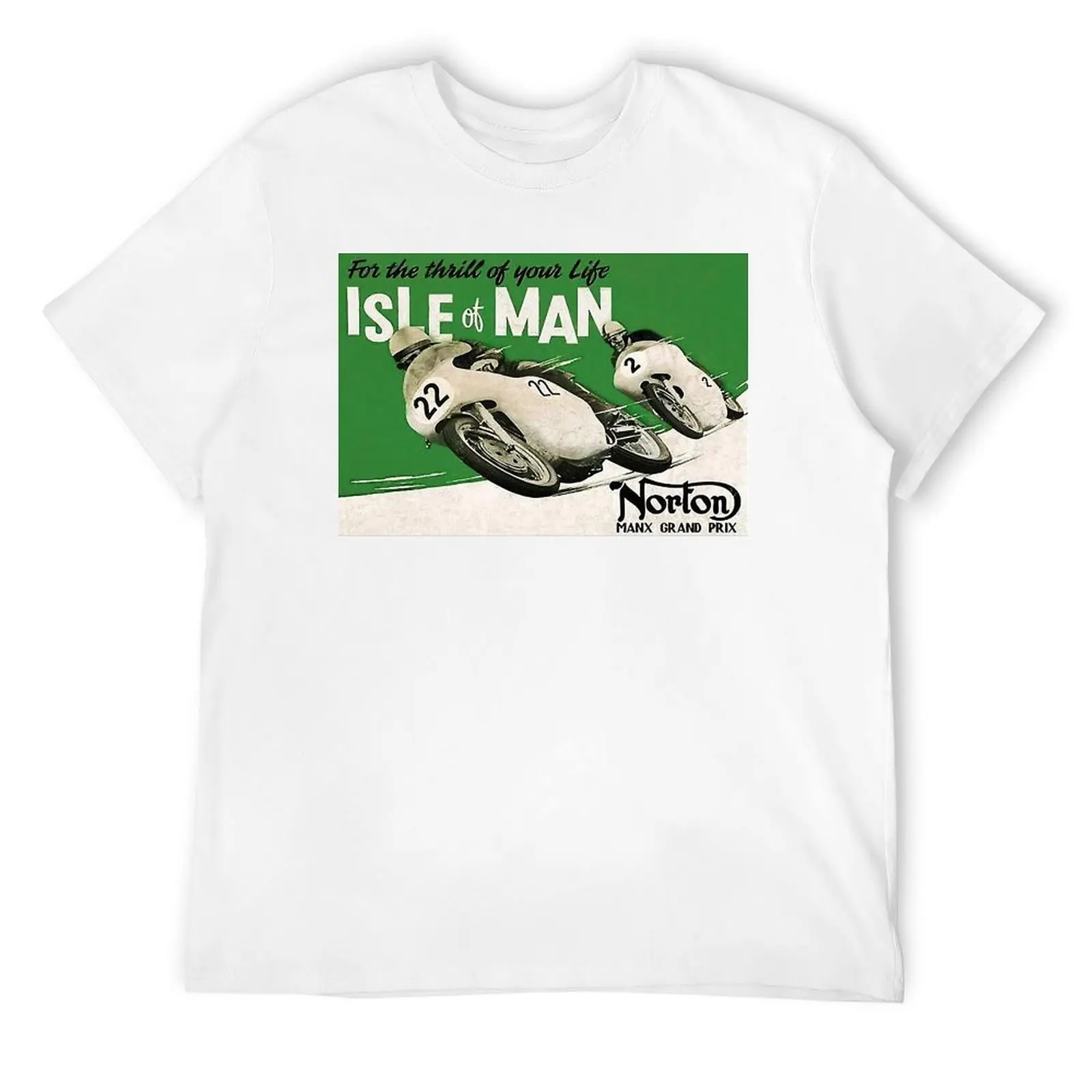 Isle Of Man TT Essential Classic For Round Neck T-shirt Motion Top Tee Cute Sarcastic Home USA Size