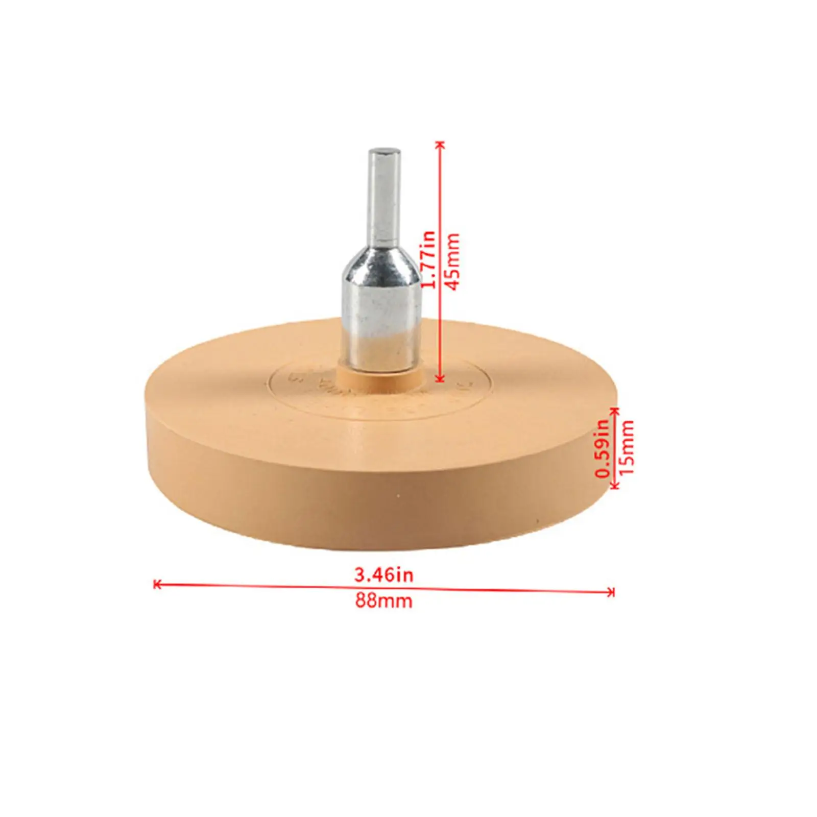 Rubber Eraser Wheel Disc Pinstripe Remover Tool Kit for Car Vinyl Stripe Sticker Adhesive Cleaning for RV Boat Glass Surfaces