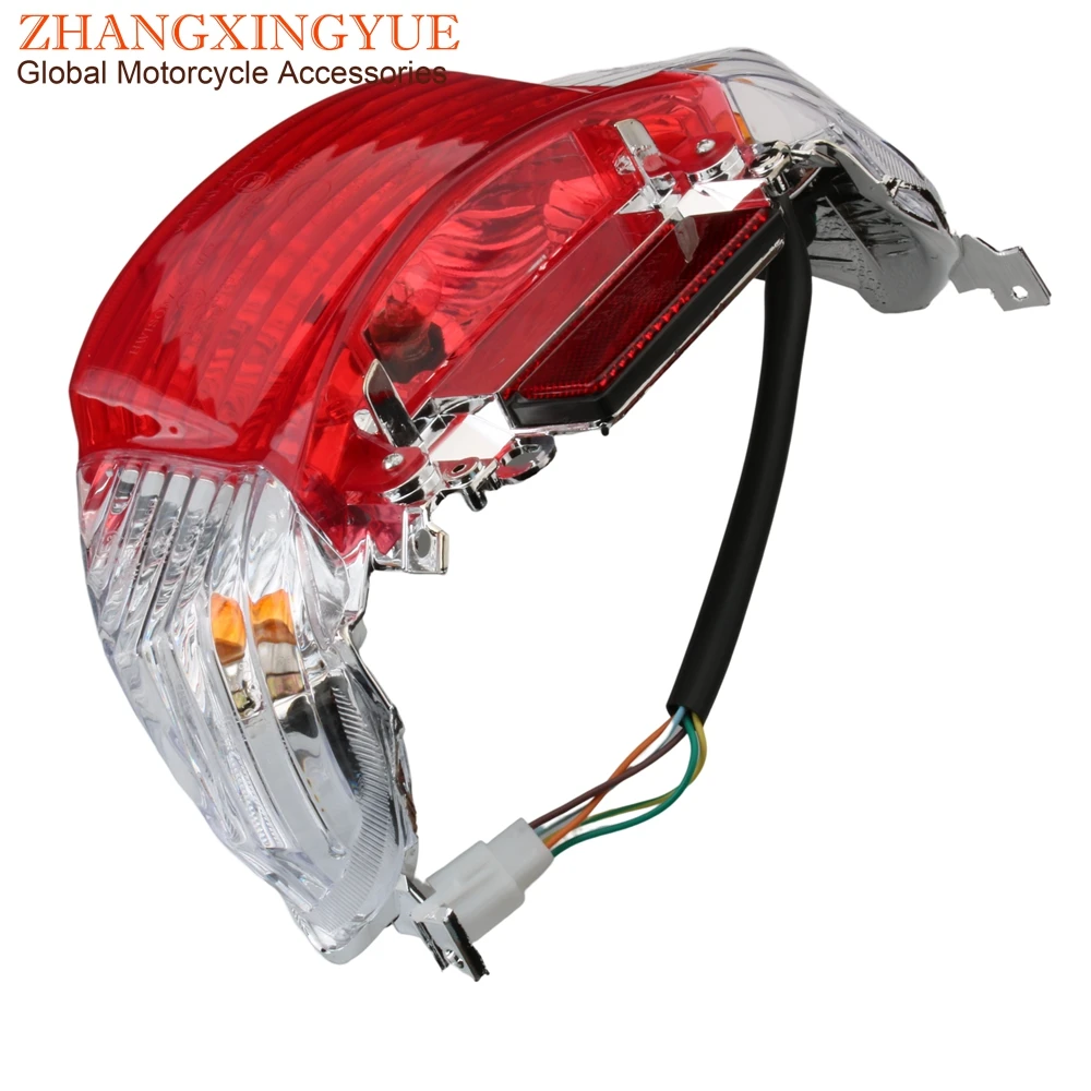 GY6 Chinese Scooter Tail Light Turn Signal Taillight Assembly For Baotian BT50QT-9 50cc 4T