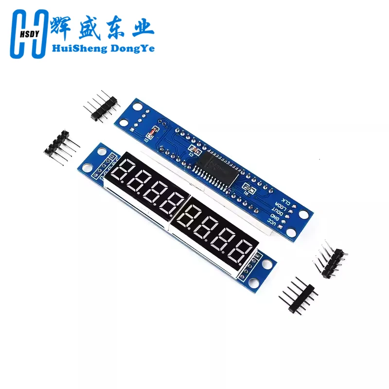 MAX7219 7 Segment 8 Digit Tube Display Template Microcontroller Support Cascading Control Module for Arduino MCU/ 51/ AVR/ STM32