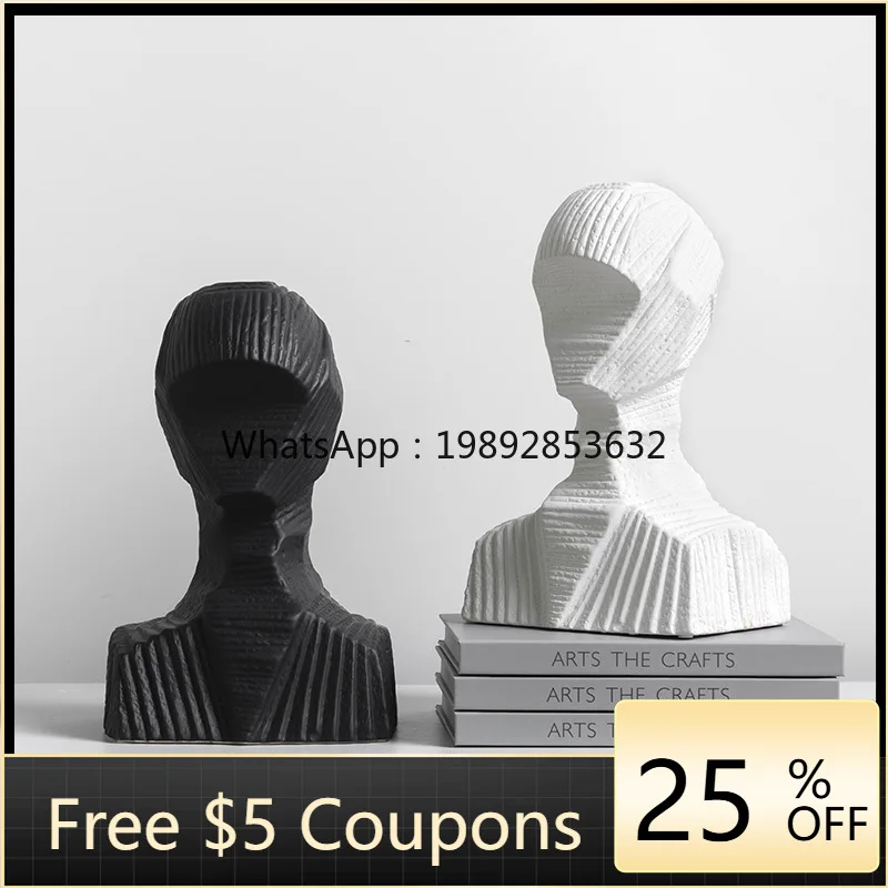 

YFY Character Series Abstract Girl Figurine Light Luxury Creative Home Hotel Model Room Living Room