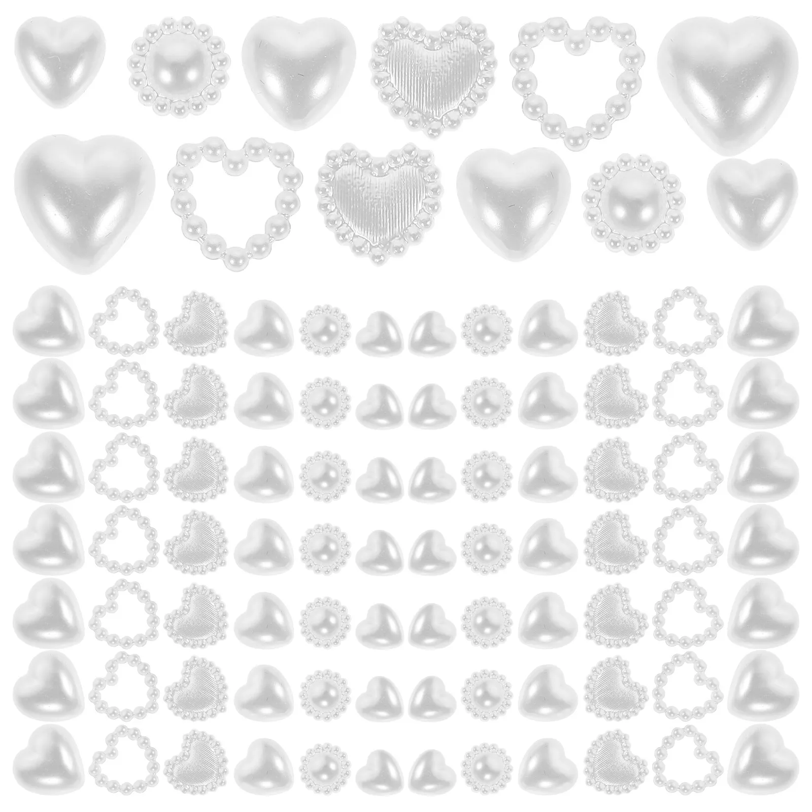

Nail Decor Bling Charms Nails Accessories for Trendy Cute White Gems Small